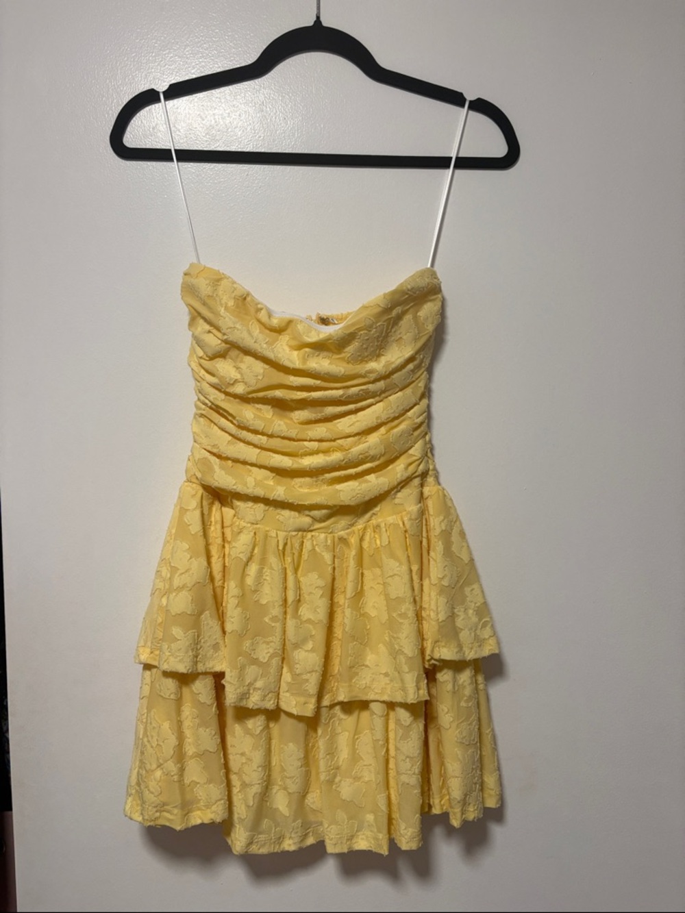 Yellow Strapless PepperMayo Dress